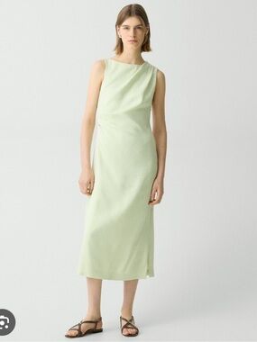 Theory Pale Mint Sleeveless Midi Dress
